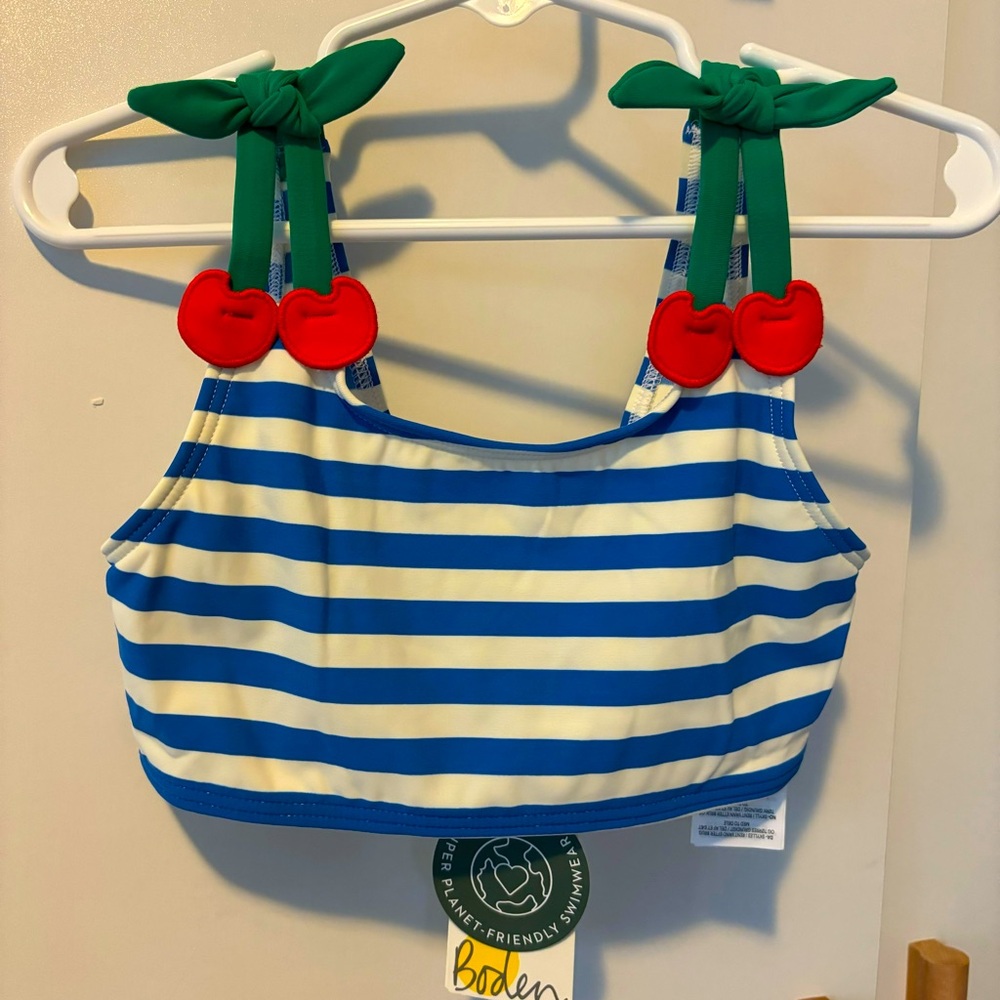 NWT Cherry Swim Top
